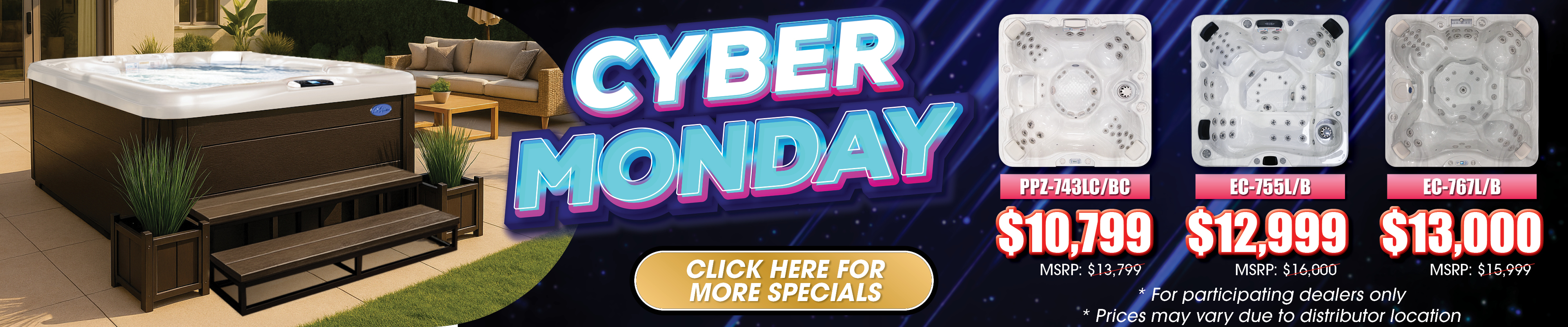 Calspas hot tub being used in a family setting - San Buenaventura