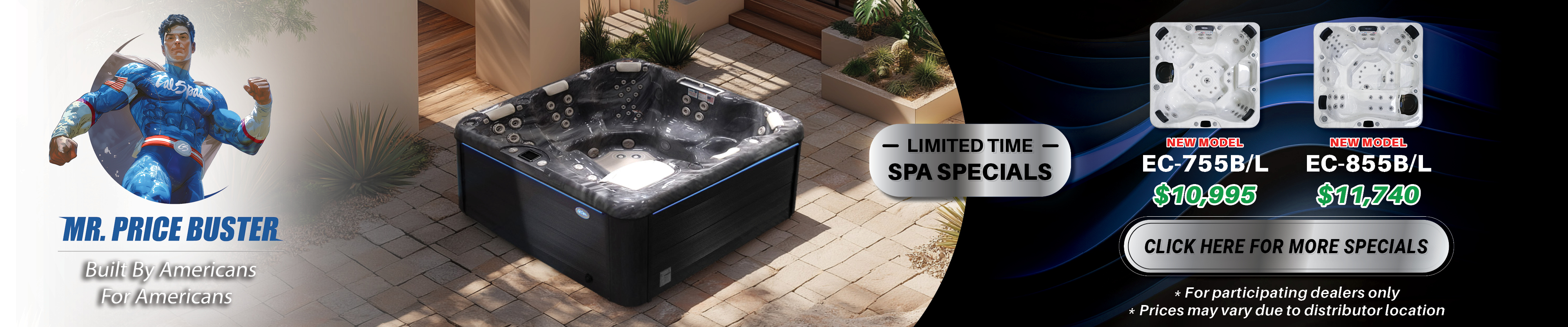 Calspas hot tub being used in a family setting - San Buenaventura
