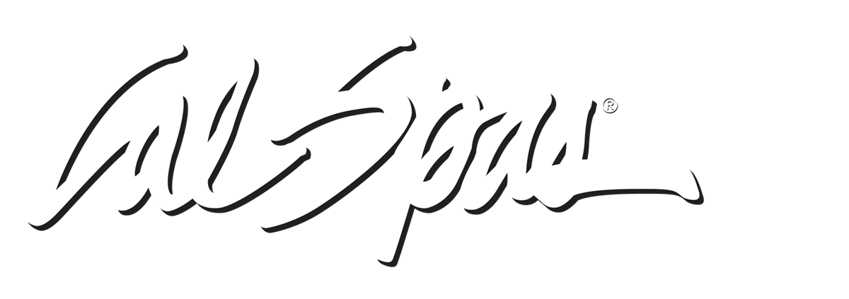 Calspas White logo hot tubs spas for sale San Buenaventura